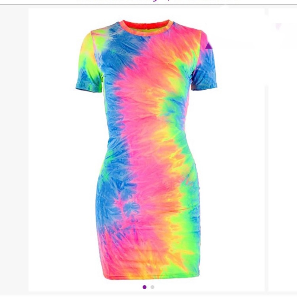 T-Shirt Dress Tie Dye